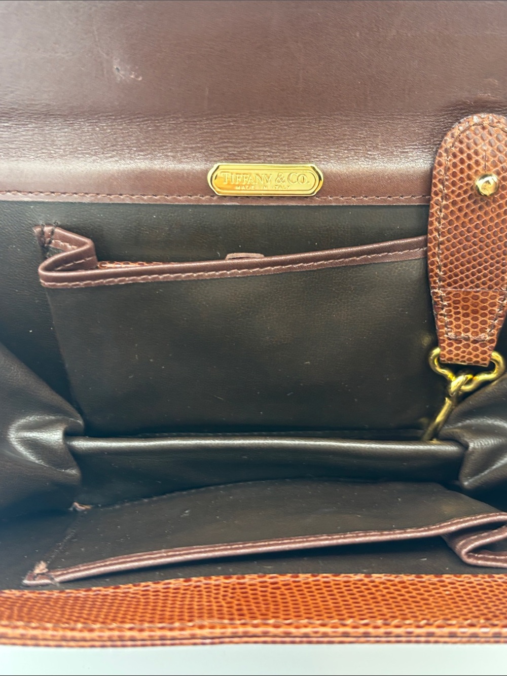 Tiffany & Co. Top-Handle Bag - Brown - Pocket Mirror and Keychain Included - Picture 6 of 15